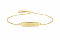 Engraved Name Gold Bar Bracelet - Emma