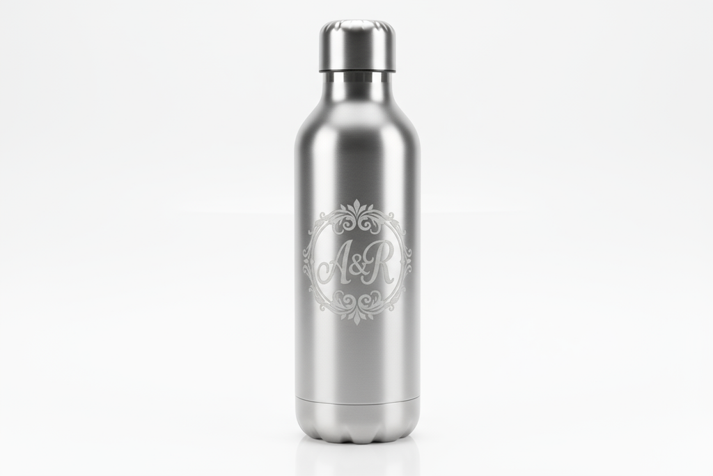 Monogram Engraved Water Bottle